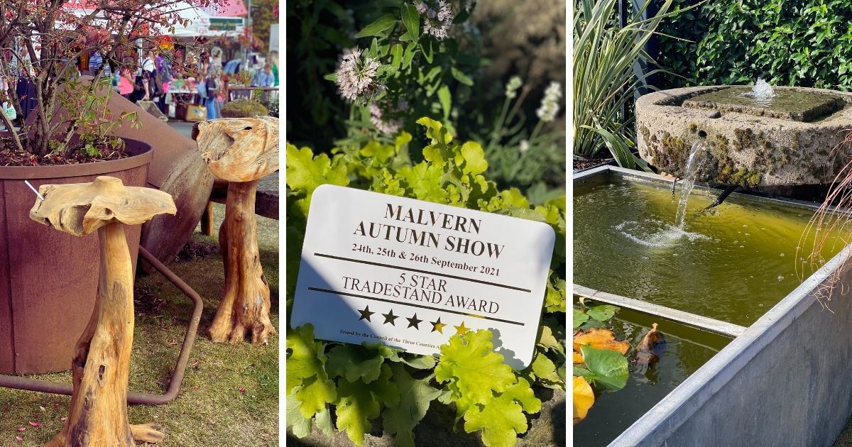 Holloways Garden Antiques Malvern Autumn Show stand